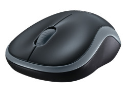 Logitech M185 Optical USB Zwart-Zilver Retail Wireless