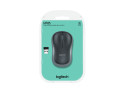 Logitech M185 Optical USB Zwart-Zilver Retail Wireless