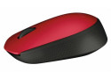 Logitech M171 Optical USB Rood-Zwart Retail Wireless