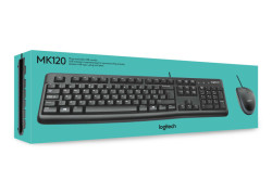 DT Logitech MK120 Zwart bedraad Retail