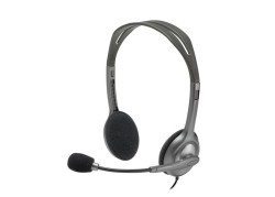 Logitech Stereo Headset H111 grijs