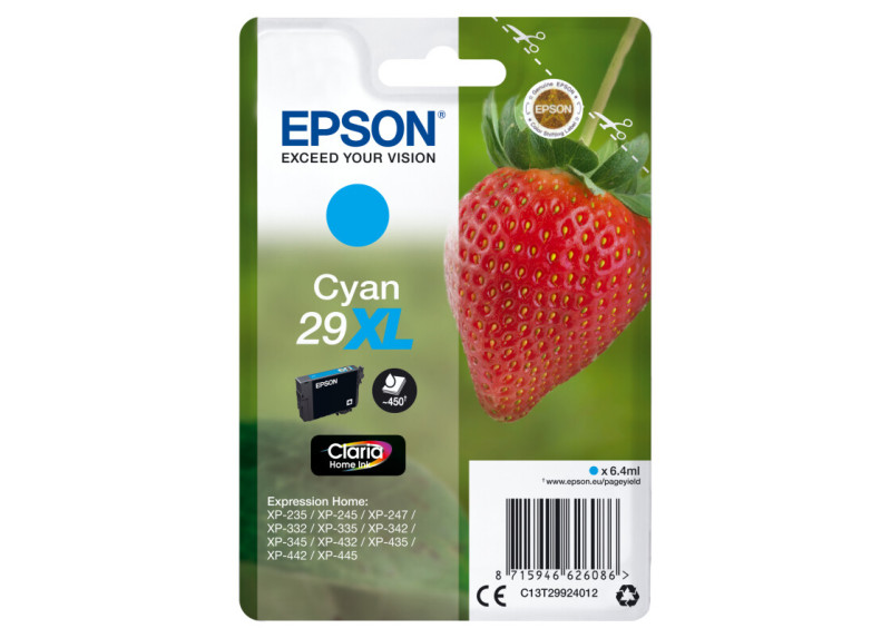 Epson T2992XL Cyaan 6,4ml (Origineel)