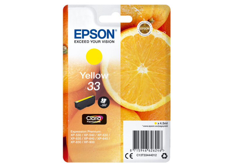 Epson T3344 Geel 4,5ml (Origineel)