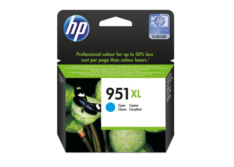 HP No.951XL Cyaan 24ml (Origineel)