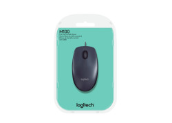 Logitech M100 Optical USB Zwart Retail