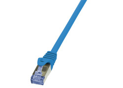 RJ45 0.25m Blauw Cat6A S/FTP LogiLink