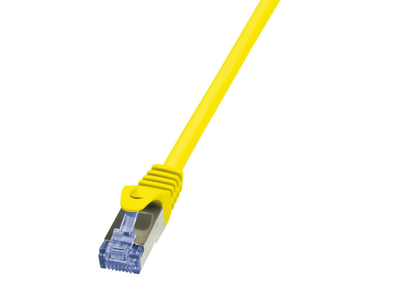 RJ45 0.25m Geel Cat6A S/FTP LogiLink