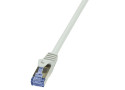 RJ45 0.25m Grijs Cat6A S/FTP LogiLink