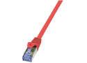 RJ45 1.50m Rood Cat6A S/FTP LogiLink