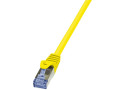 RJ45 2.00m Geel Cat6A S/FTP LogiLink