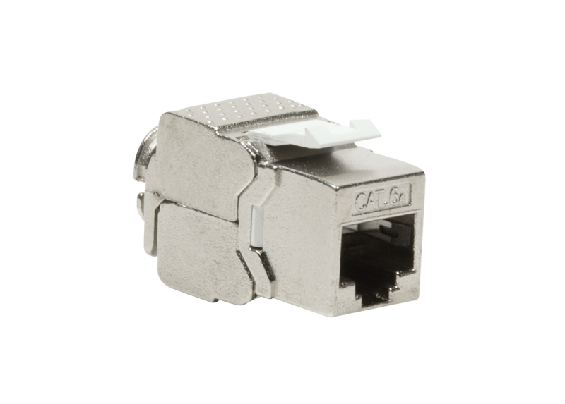 Keystone Jack RJ45 Cat6A Shielded LogiLink Slim