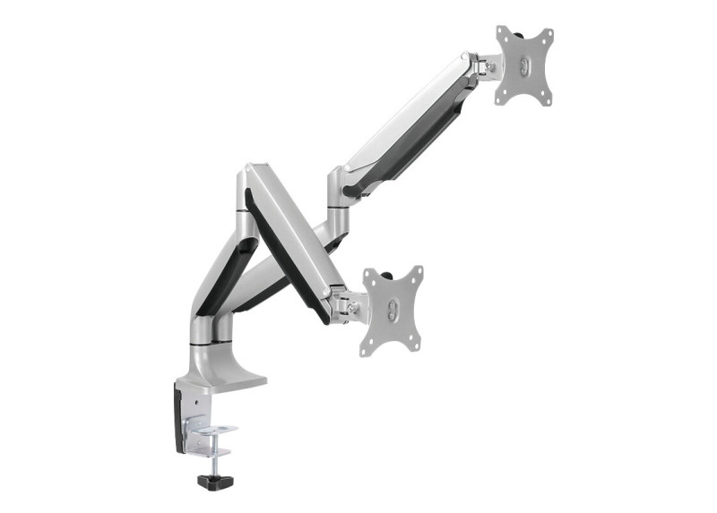 Desk Mount Dual LogiLink 13"-32" <9kg Aluminium gas