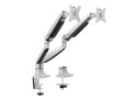 Desk Mount Dual LogiLink 13"-32" <9kg Aluminium gas