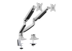 Desk Mount Dual LogiLink 13"-32" <9kg Aluminium gas