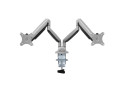 Desk Mount Dual LogiLink 13"-32" <9kg Aluminium gas