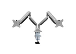 Desk Mount Dual LogiLink 13"-32" <9kg Aluminium gas