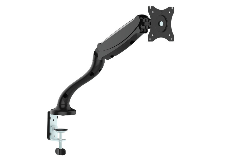 Desk Mount Single LogiLink 13"-27"<6kg staal gasveer