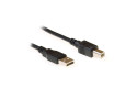 Ewent EC2403 USB-kabel 3 m USB 2.0 USB A USB B Zwart