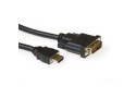 ACT Verloopkabel HDMI A male naar DVI-D male  1.00 m