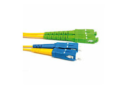 ACT 10 meter LSZH Singlemode 9/125 OS2  glasvezel patchkabel duplex met SC/APC en SC/PC connectoren