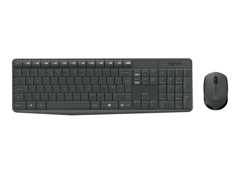 DT Logitech MK235 Zwart draadloos Retail