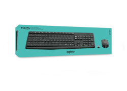 DT Logitech MK235 Zwart draadloos Retail