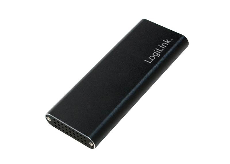 M.2 SATA Logilink SSD-behuizing USB3.1-Gen2/Zwart