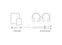 Ewent EW9236 audio kabel 0,15 m 3.5mm 2 x 3.5mm Zwart