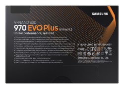 1TB M.2 PCIe NVMe Samsung 970 EVO Plus MLC/3500/3300