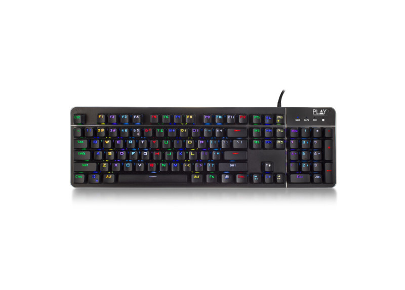 Ewent PL3350 toetsenbord USB QWERTY Engels Zwart/ RGB