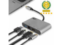 ACT USB-C 4K multiport adapter met HDMI, USB-A, LAN,  USB-C met PD Pass-Through 60W