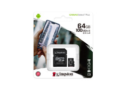 SDHC Card Micro 64GB Kingston UHS-I Canvas Select Plus