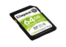 SDXC Card 64GB Kingston UHS-I Canvas Select Plus