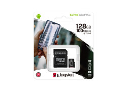 SDXC Card Micro 128GB Kingston UHS-I Canvas Select Plus