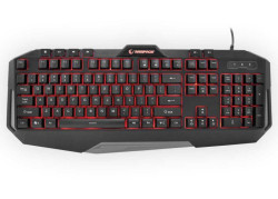 Rampage Gaming Toetsenbord - KB-RX7 Alpor - achtergrond verlichting- US Layout - zwart-rood