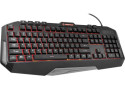 Rampage Gaming Toetsenbord - KB-RX7 Alpor - achtergrond verlichting- US Layout - zwart-rood