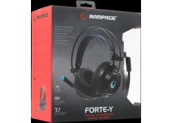 Rampage RM-19 FORTE-Y Black USB 7.1 Version Player gaming Headset