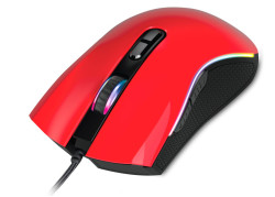 Rampage SMX- R44 macro RGB gaming muis - 6400 DPI - Rood