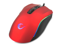 Rampage SMX- R44 macro RGB gaming muis - 6400 DPI - Rood