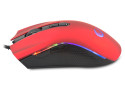 Rampage SMX- R44 macro RGB gaming muis - 6400 DPI - Rood