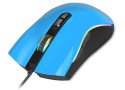 Rampage SMX- R44 macro RGB gaming muis - 6400 DPI - Blauw