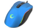 Rampage SMX- R44 macro RGB gaming muis - 6400 DPI - Blauw