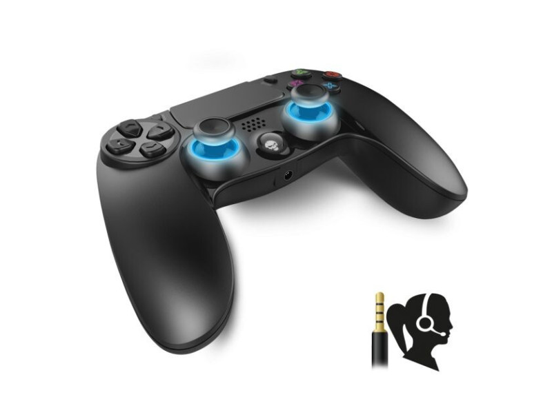 Spirit of Gamer PS4 en PC draadloze controller met koptelefoonaansluiting