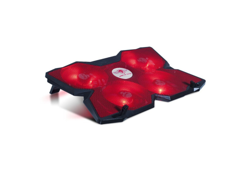 Spirit of Gamer - Laptop Cooling pad - Koeler Blade 500 - tot 17 inch - Rood