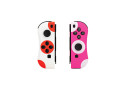 Under Control - Nintendo Switch ii-con Controller stippen rood-wit en roze-wit