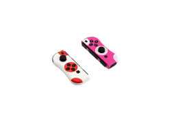 Under Control - Nintendo Switch ii-con Controller stippen rood-wit en roze-wit