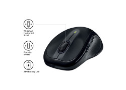 Logitech M510 Laser USB Zwart Retail Wireless