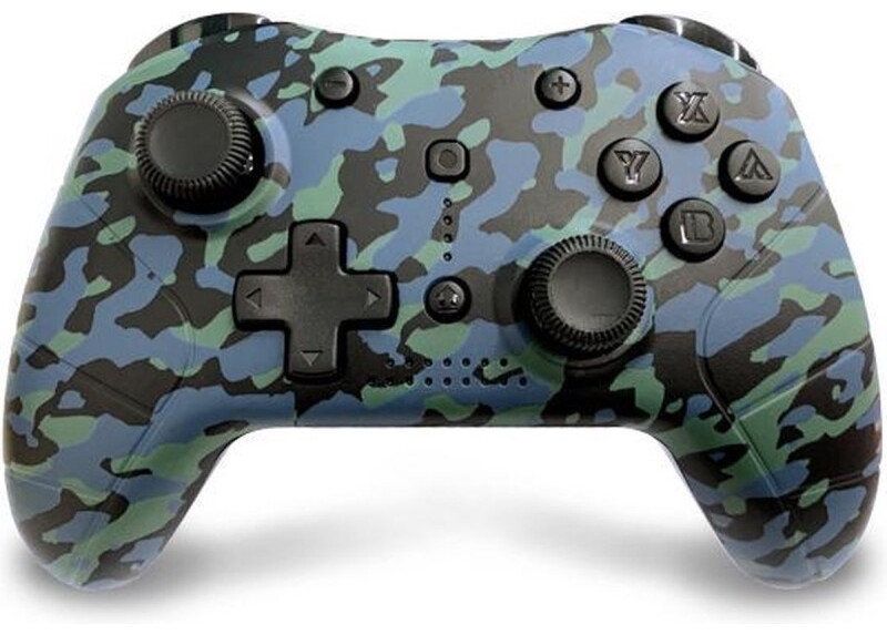 Nintendo Switch - Draadloze Bluetooth Controller - Camouflage