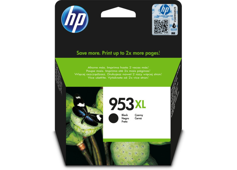 HP No.953XL Zwart 42,5ml (Origineel)