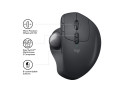 Logitech MX Ergo Trackball Zwart Retail Wireless